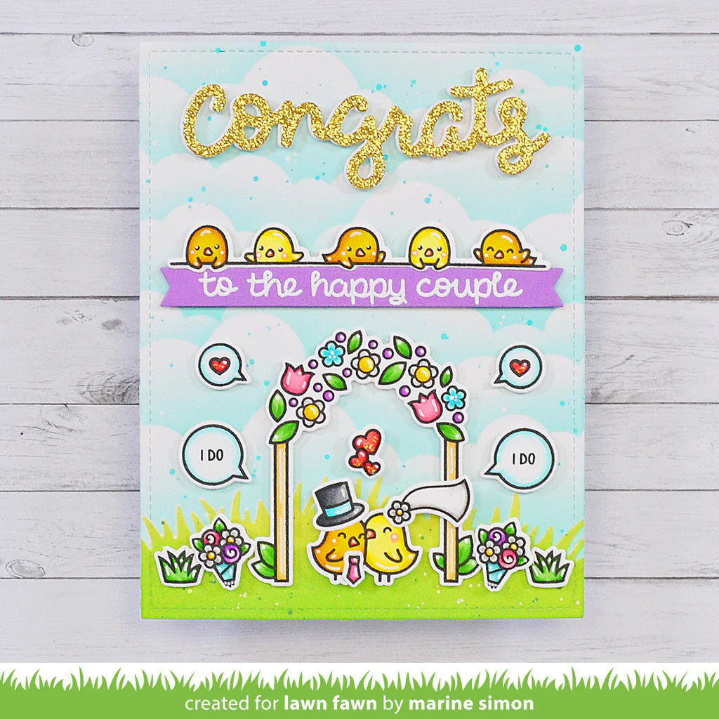 Lawn Fawn Happy Couples Stamp Set