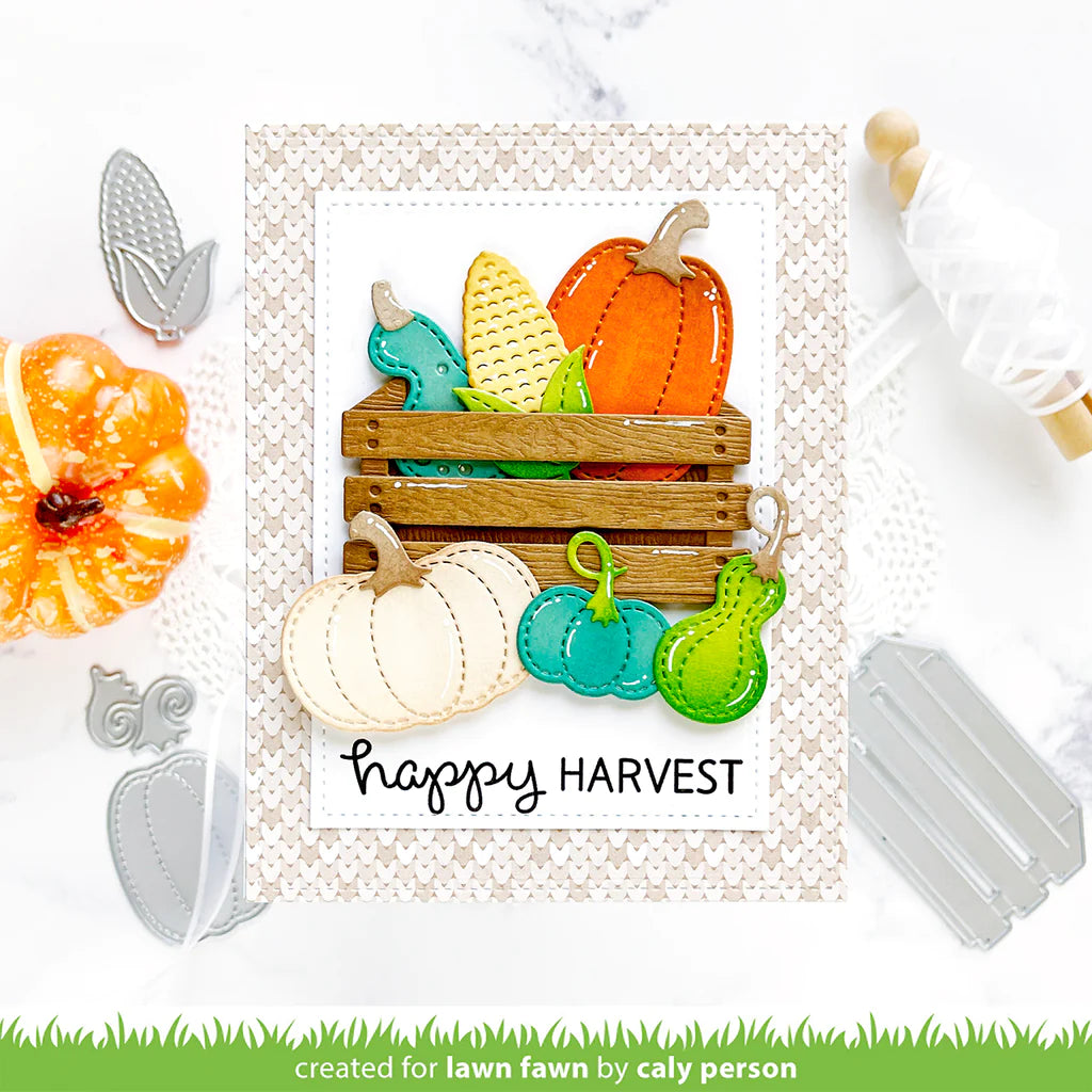 Lawn Fawn Harvest Crate die set