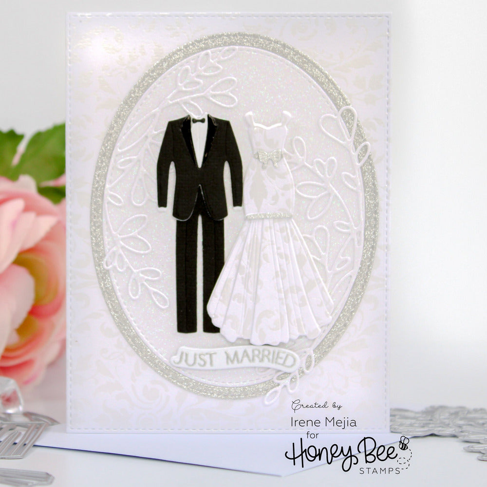 Honey Bee Stamps: Tie the Knot Honey Cuts Dies