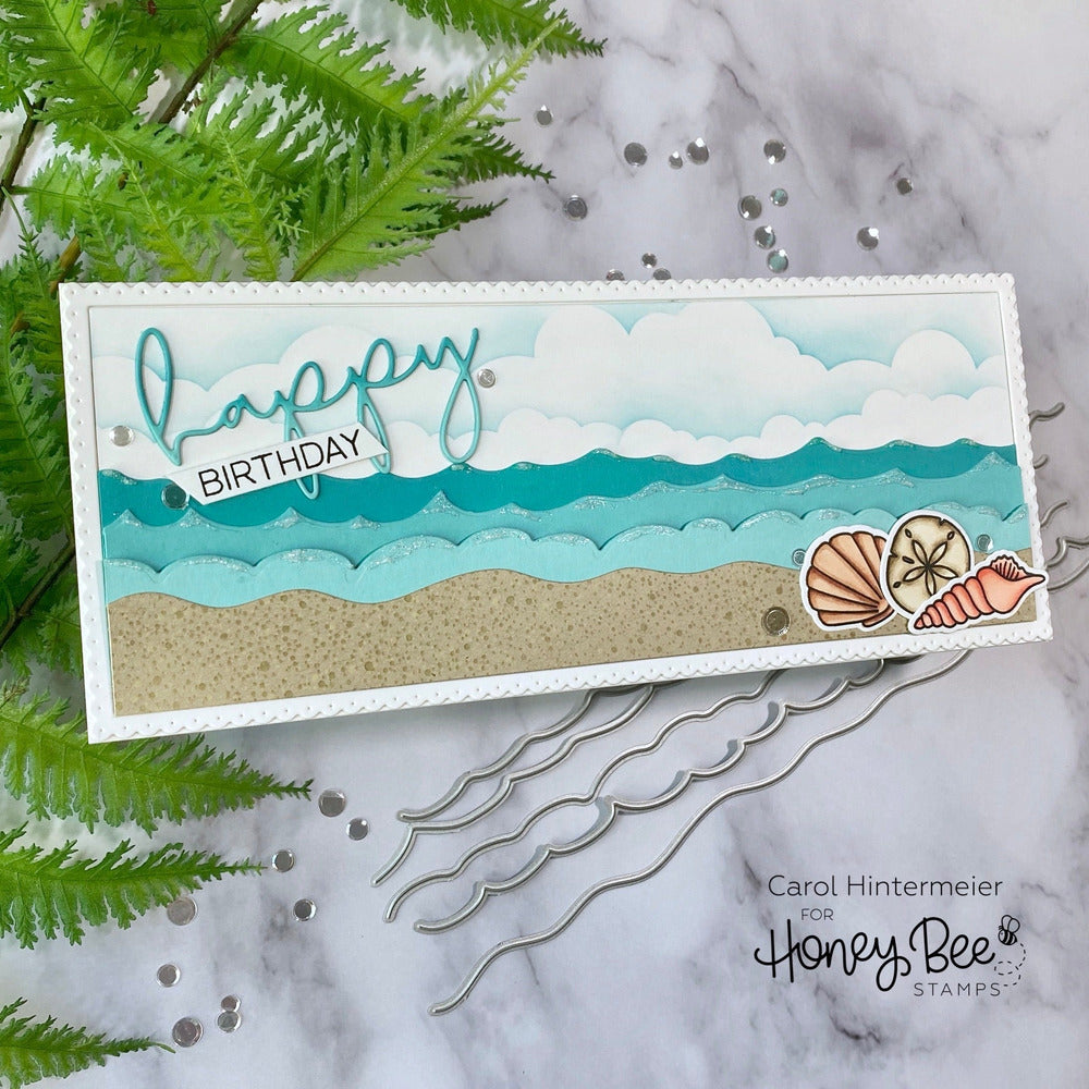 Honey Bee Stamps Sandy Shores 6 x 6 Stamp