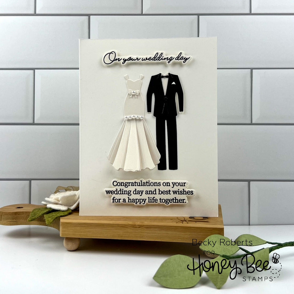 Honey Bee Stamps Wedding Sentiments Honey Cuts Dies