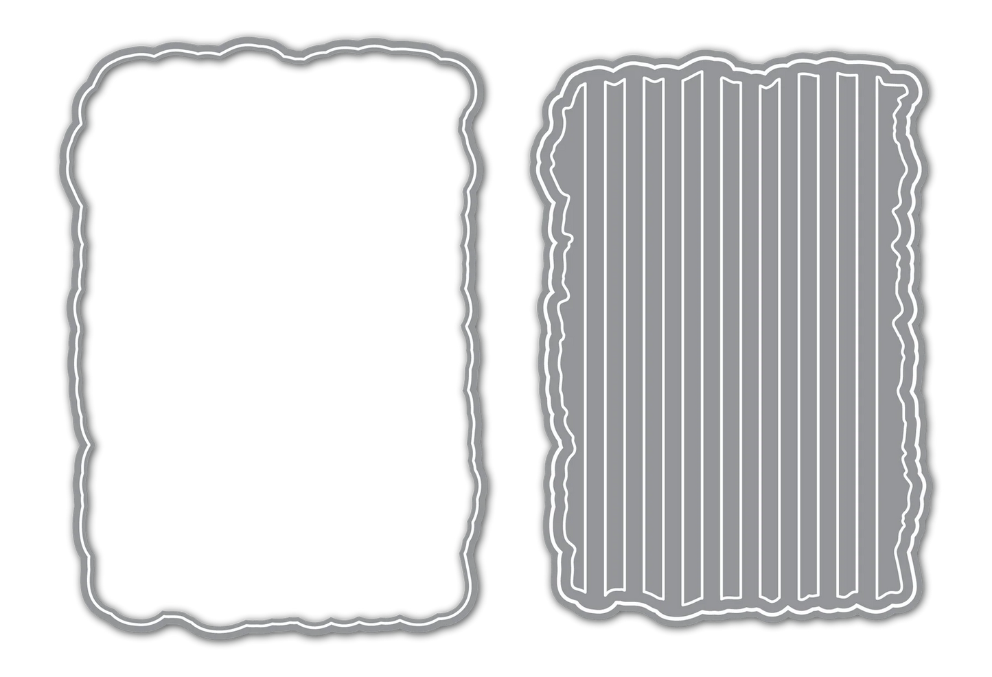 Hand Torn Rectangle Eclipse Dies