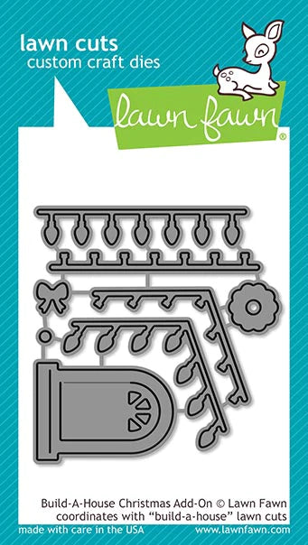 Lawn Fawn Build-a-House Christmas Add-on