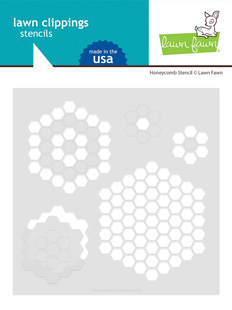 Lawn Fawn Honeycomb Stencil (Lawn Clippings)