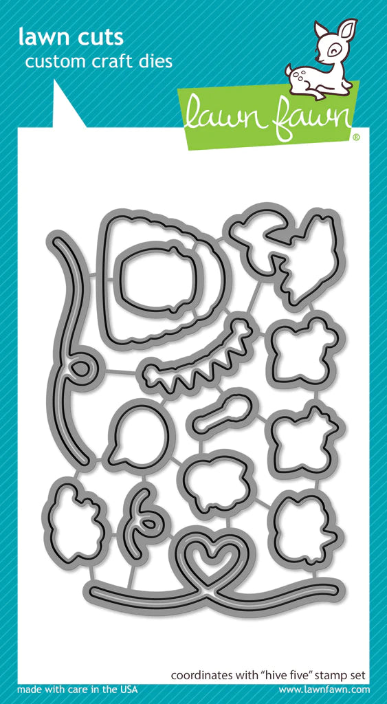 Lawn Fawn Hive Five Lawn Cuts (Dies)