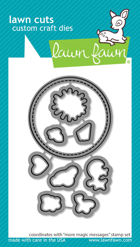 Lawn Fawn More Magic Messages Dies