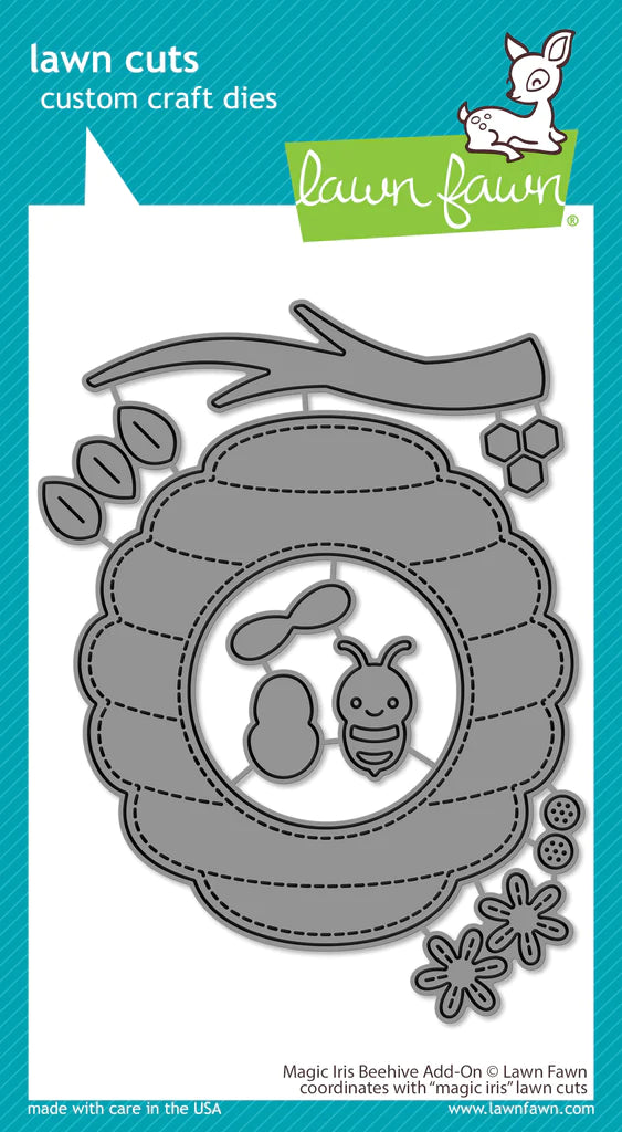 Lawn Fawn Magic Iris Beehive Add-On Dies