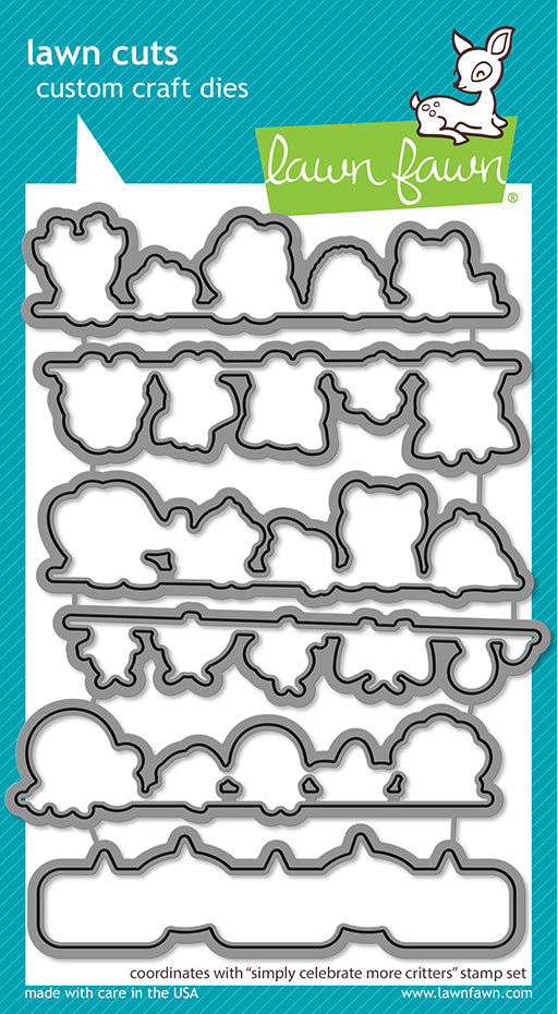 Lawn Fawn Simply Celebrate More Critters Die Set