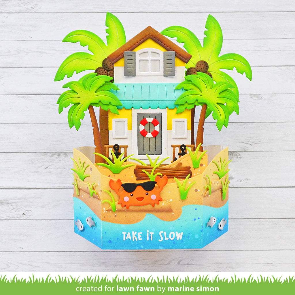 Lawn Fawn Build-A-House Beach Add-on
