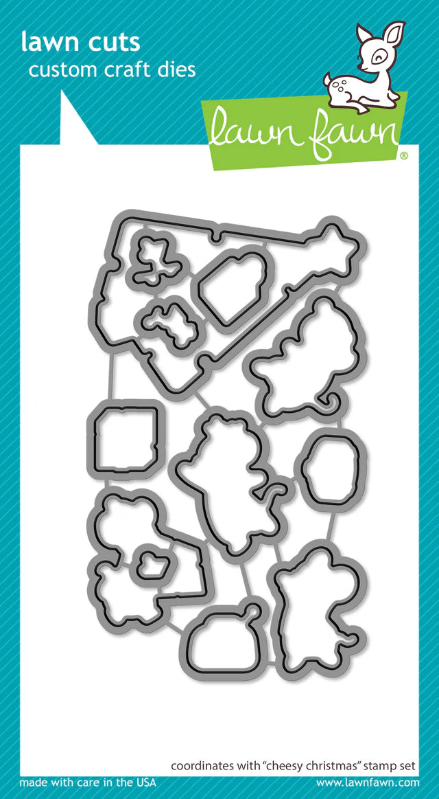 Lawn Fawn Cheesy Christmas Coordinating Die Set