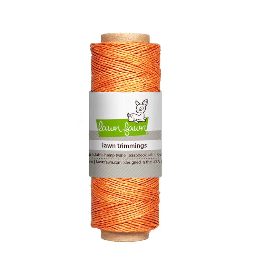 Lawn Fawn Hemp Twine - Orange