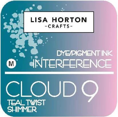Lisa Horton Crafts Interference Ink Pad - Teal Twist Shimmer