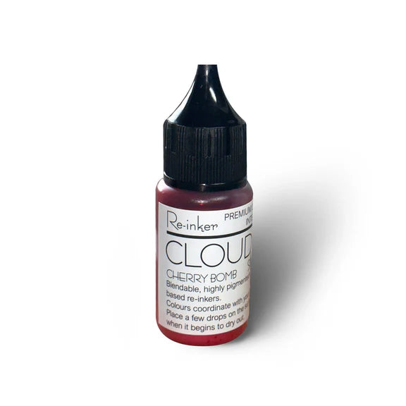 Lisa Horton Crafts Interference Ink Reinker - Cherry Bomb Shimmer