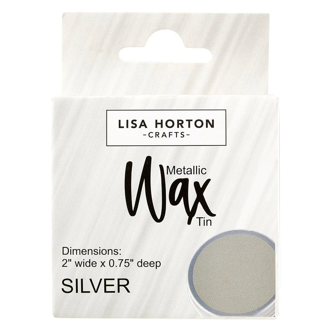 Lisa Horton Metallic Wax Tin - Silver