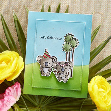 Spellbinders Playful Koalas Stamp and Die Set