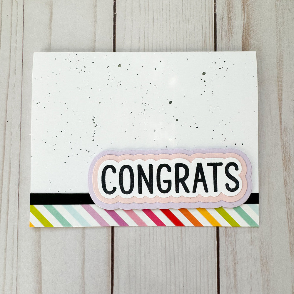 Avery Elle Little Card Big Wishes Die Set