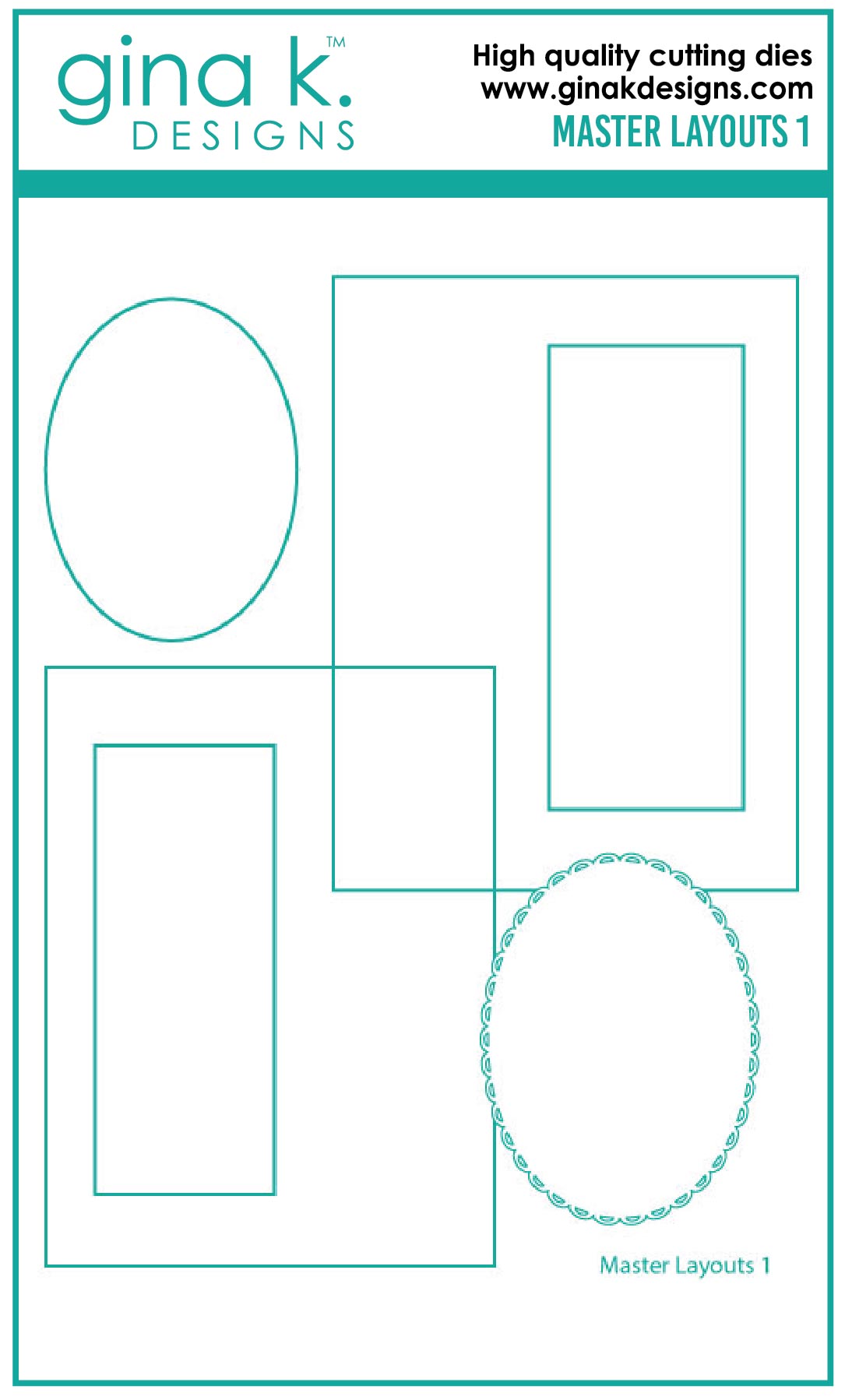 Gina K Designs Master Layouts 1 Die Set