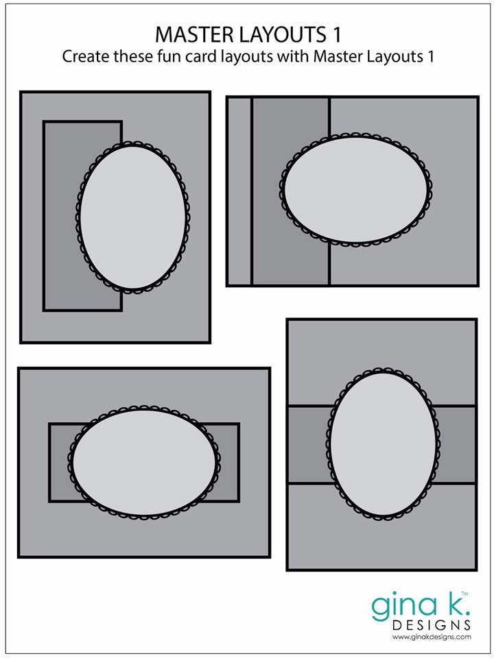 Gina K Designs Master Layouts 1 Die Set