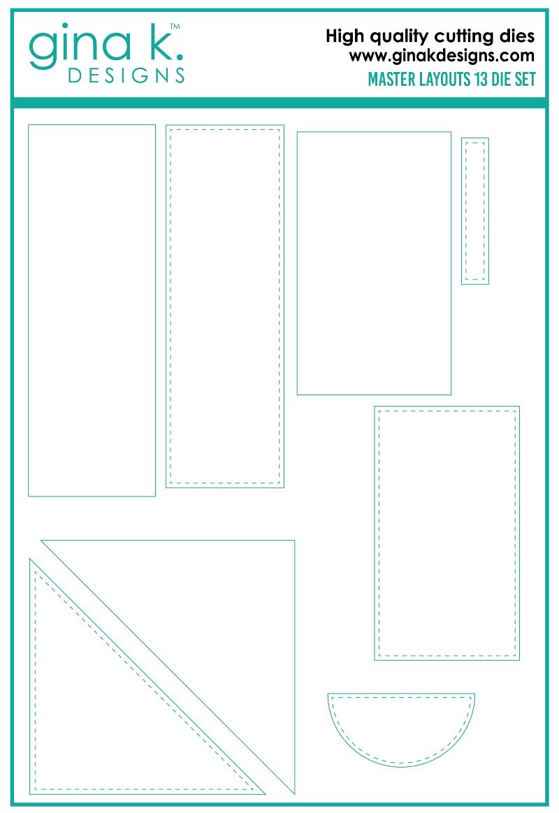Gina K Designs Master Layouts 13 Die Set