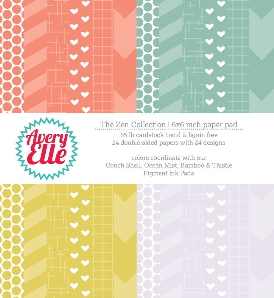Avery Elle The Zen Collection Paper Pad