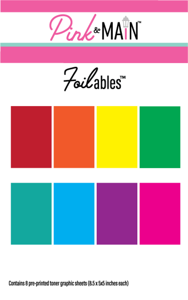 Pink & Main Rainbow Color Toner Sheets