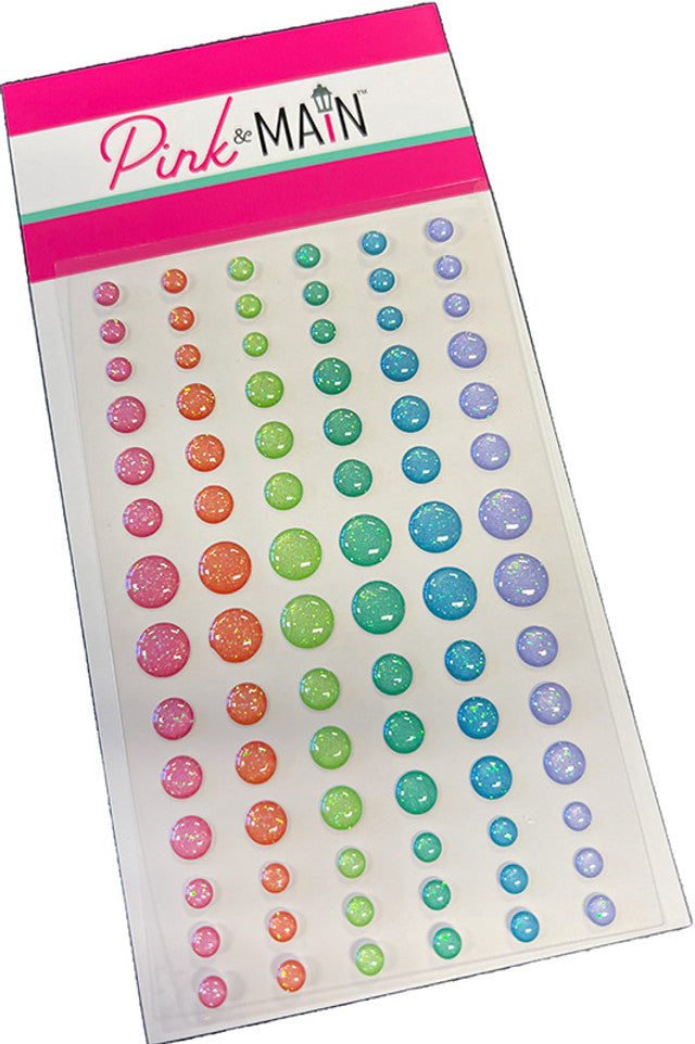 Pink & Main Good Times Glitter Enamel Dots