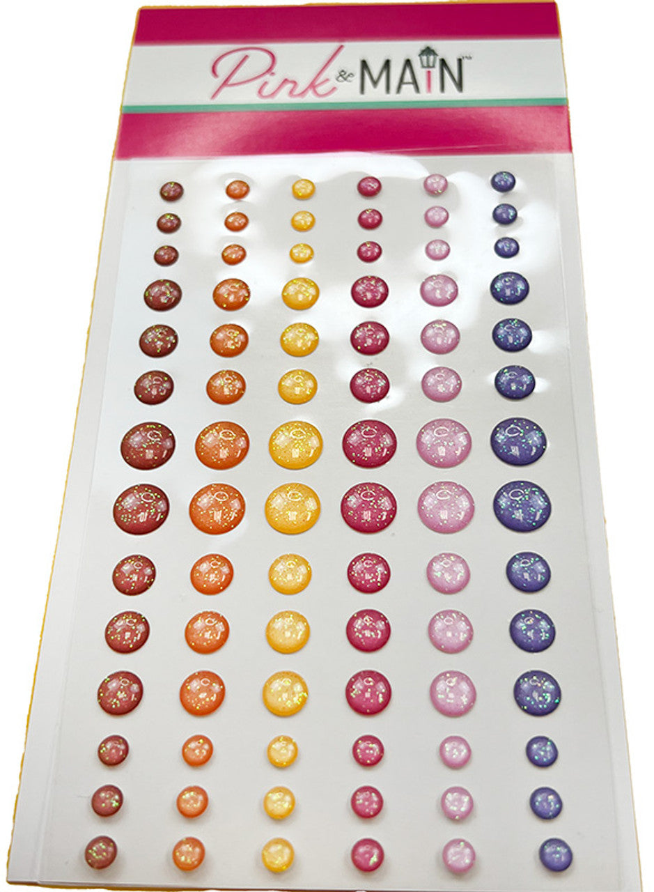 Pink & Main Pretty Posies Glitter Enamel Dots