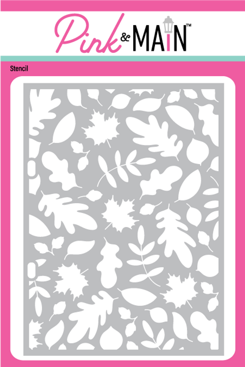 Pink & Main Autumn Leaves Stencil