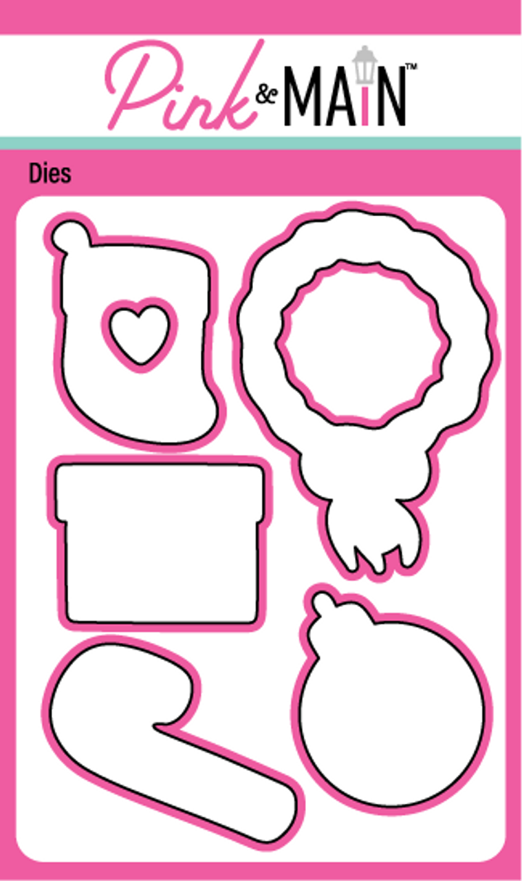 Pink & Main Holiday Peeker Places Die Set