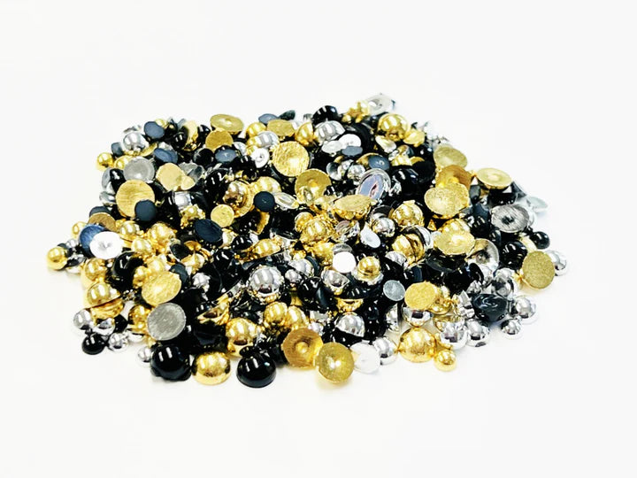 Gina K Designs Pearl Mix - Metallic Black, Gold, and Silver
