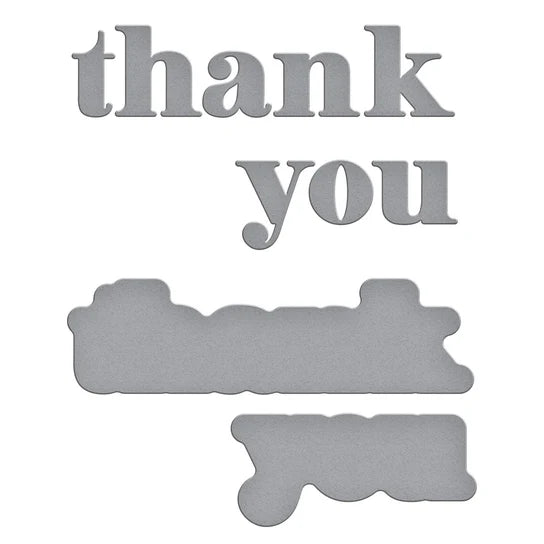 Spellbinders Thank You Die Set