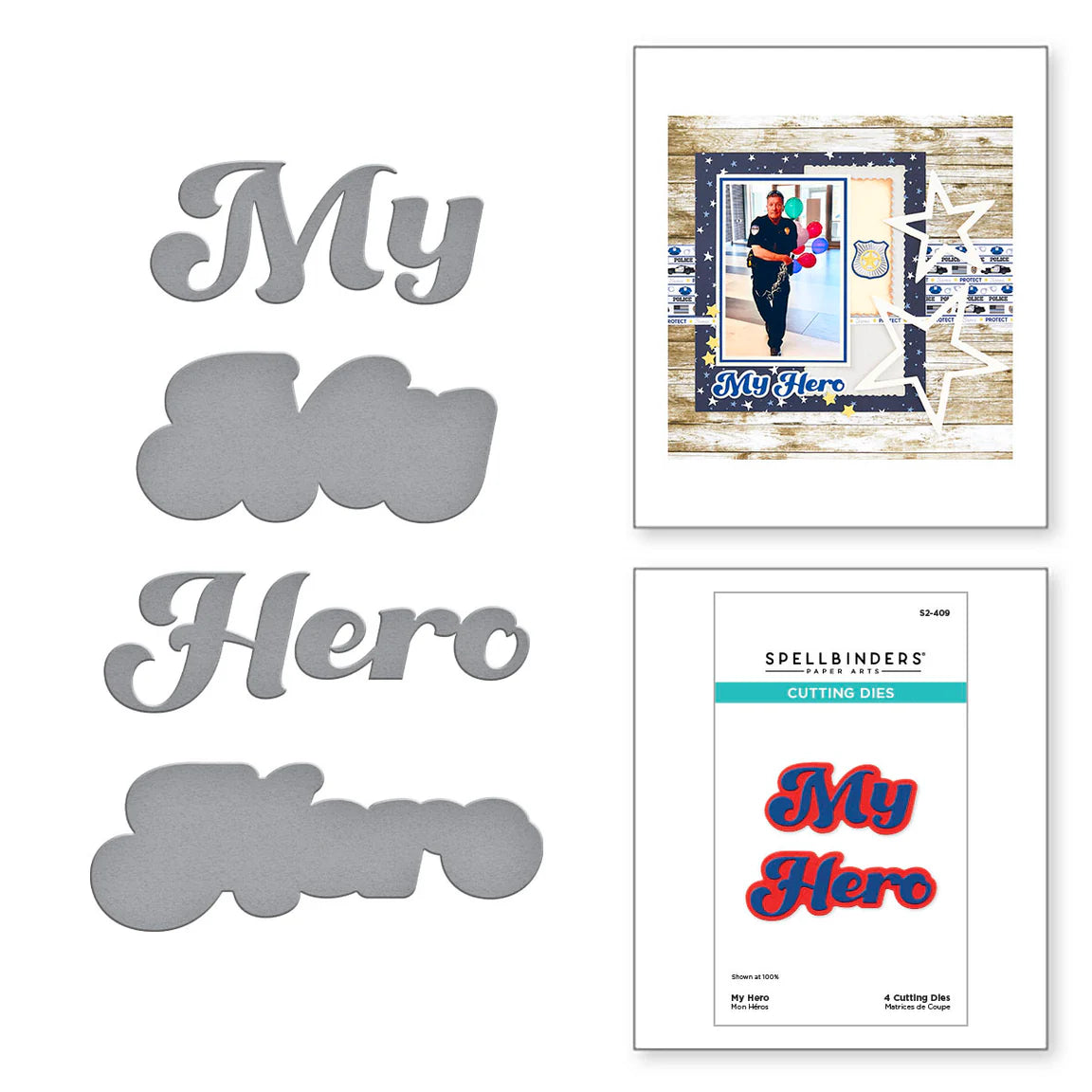 Spellbinders My Hero Die Set