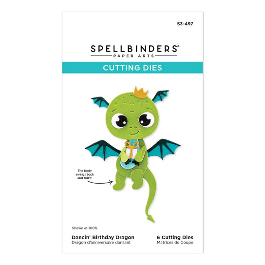 Spellbinders Monster Birthday Stamp and Die Bundle