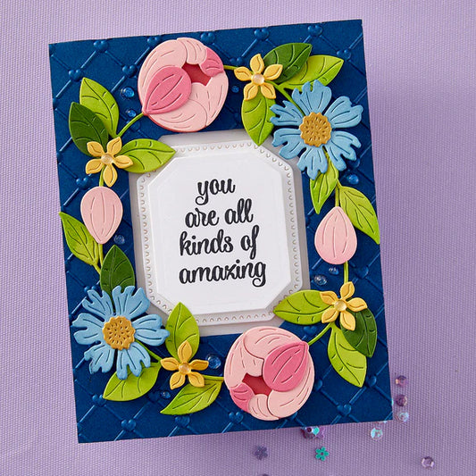 Spellbinders Gorgeous You Florals Dies
