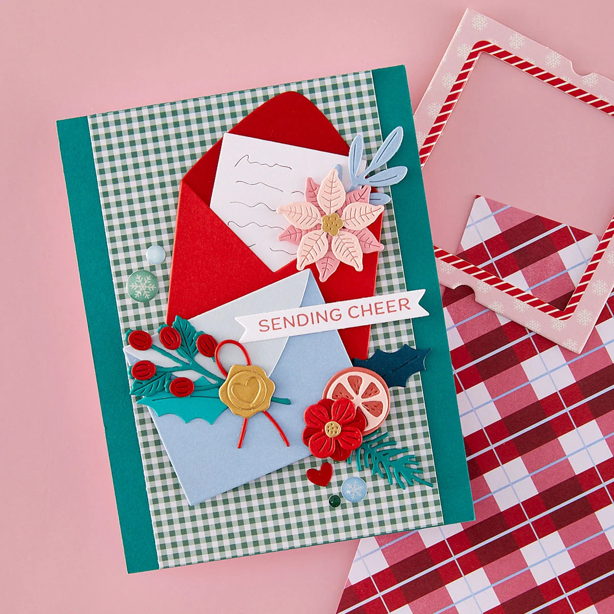 Dear Santa Epoxy Embellishments by Spellbinders
