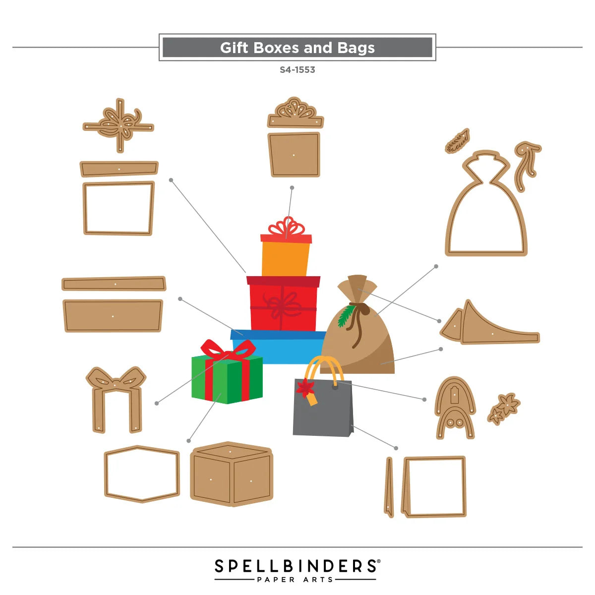 Spellbinders Gift Boxes and Bags Dies by Lisa Horton