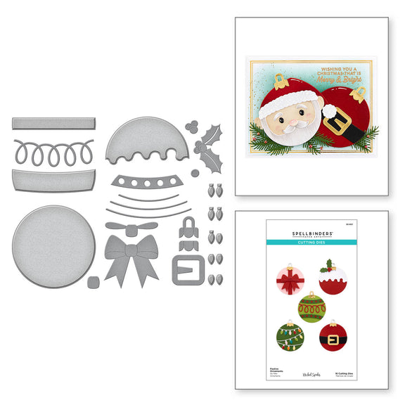 Spellbinders Festive Ornaments Etched Dies (Nichol Spohr)