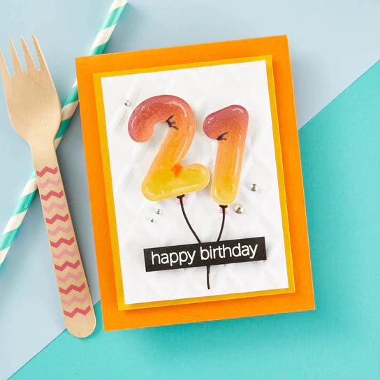 Spellbinders Monster Birthday Stamp and Die Bundle