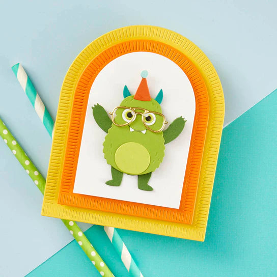 Spellbinders Monster Birthday Stamp and Die Bundle