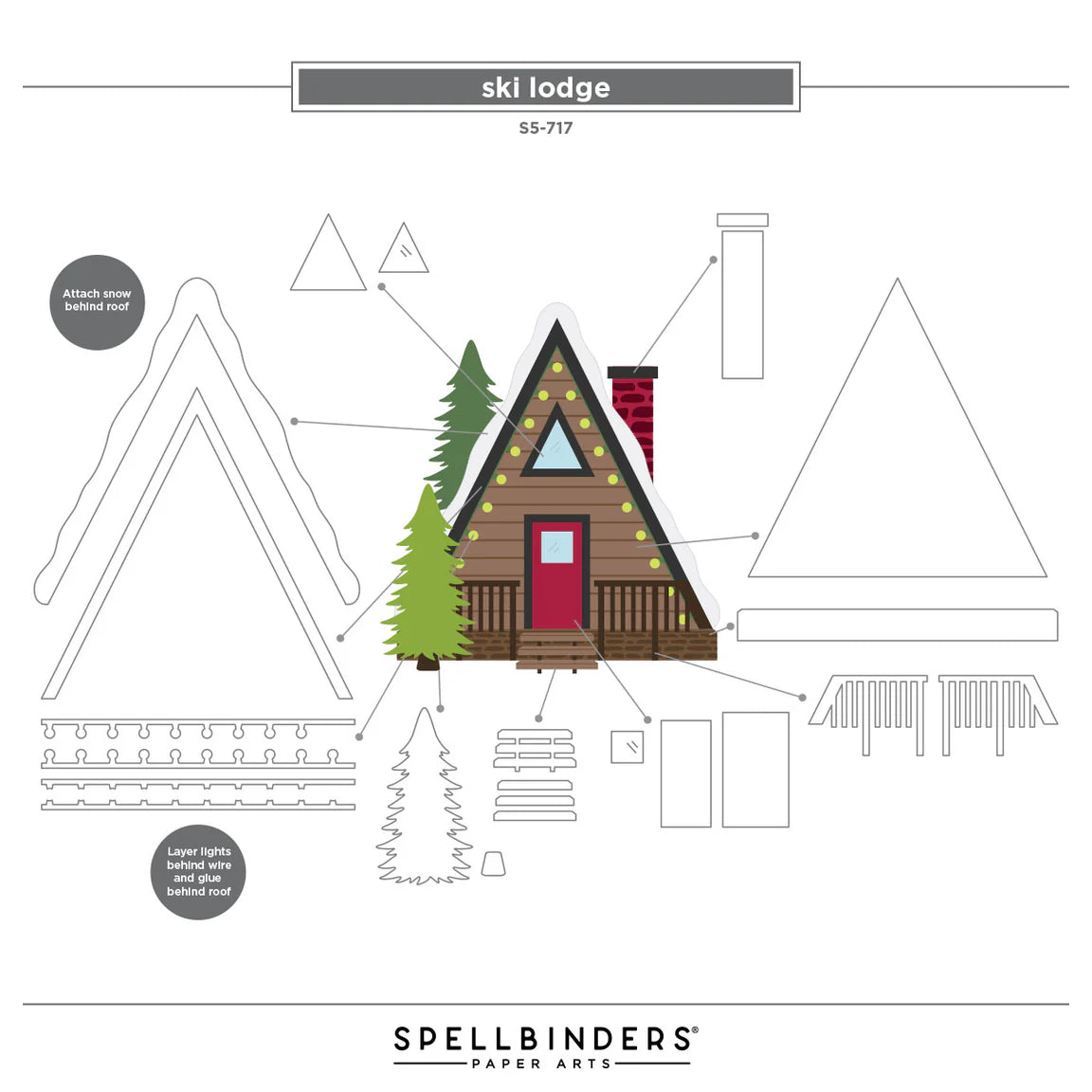 ski-son's greetings Dies and 3D Embossing Folder Bundle by Simon Hurley
