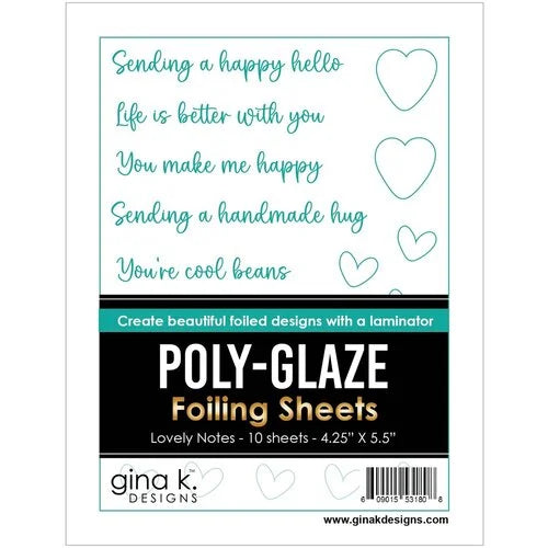 POLY-GLAZE Foiling Sheets- Diamonds – Gina K Designs, LLC