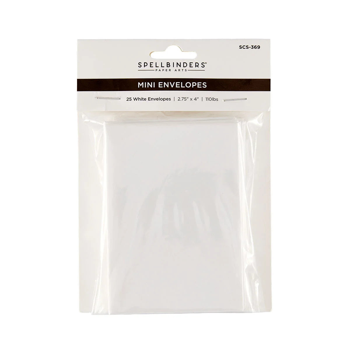 Spellbinders Mini Envelopes - White