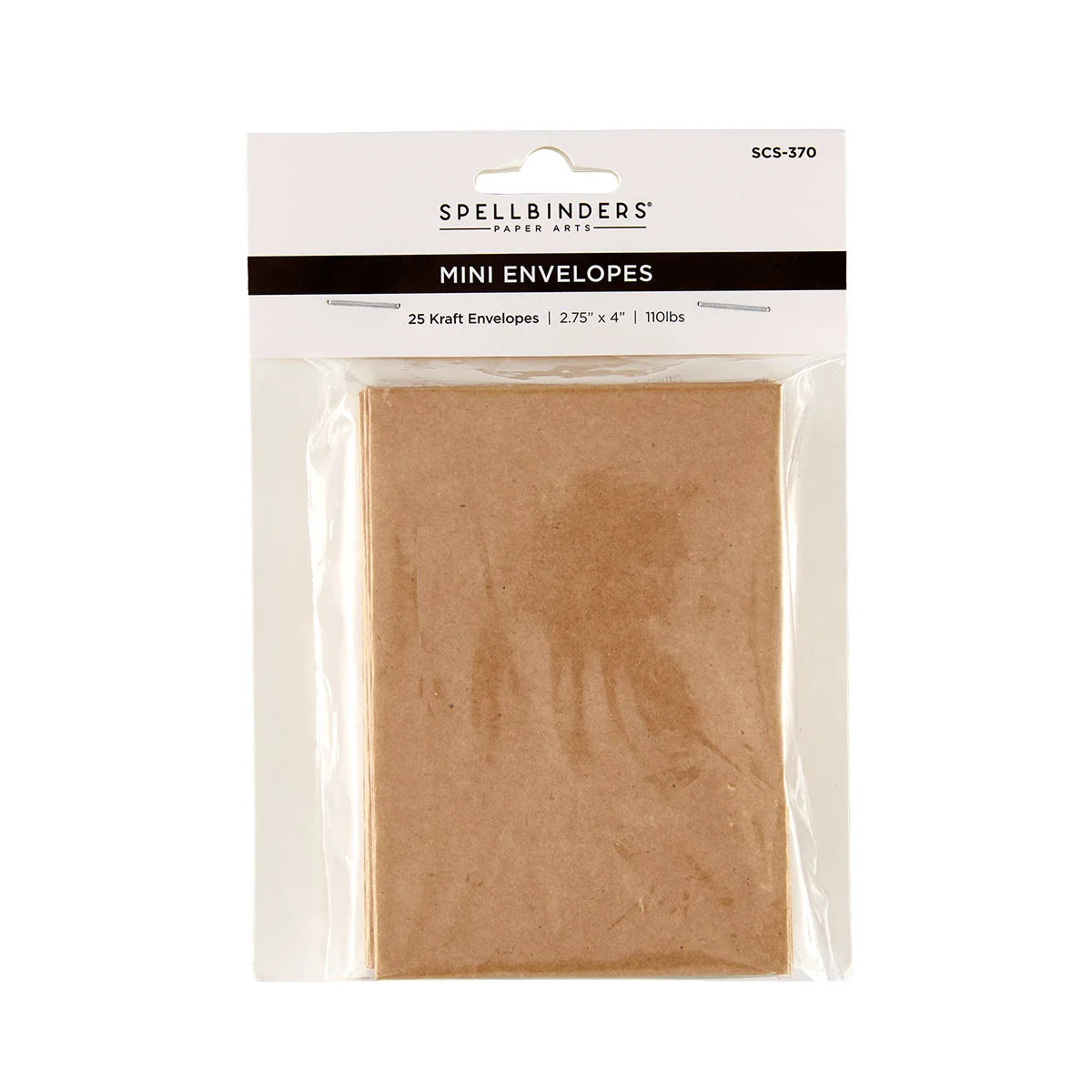 Spellbinders Mini Envelopes - Kraft