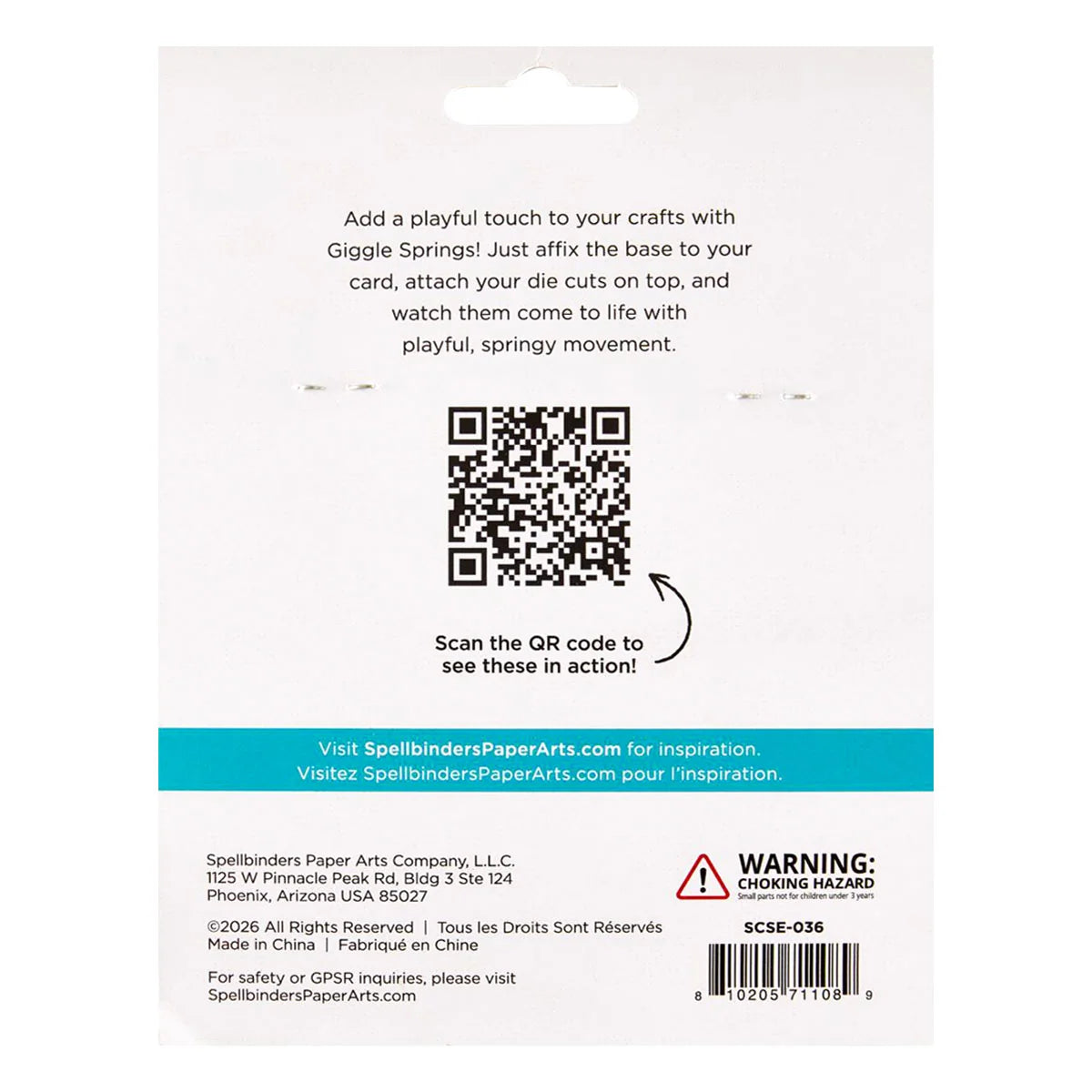 Spellbinders Giggle Springs - 50 pack