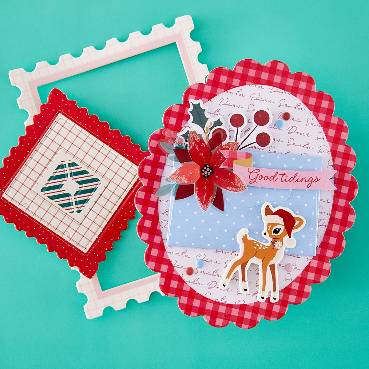 Dear Santa Chipboard Frames & Corners by Spellbinders