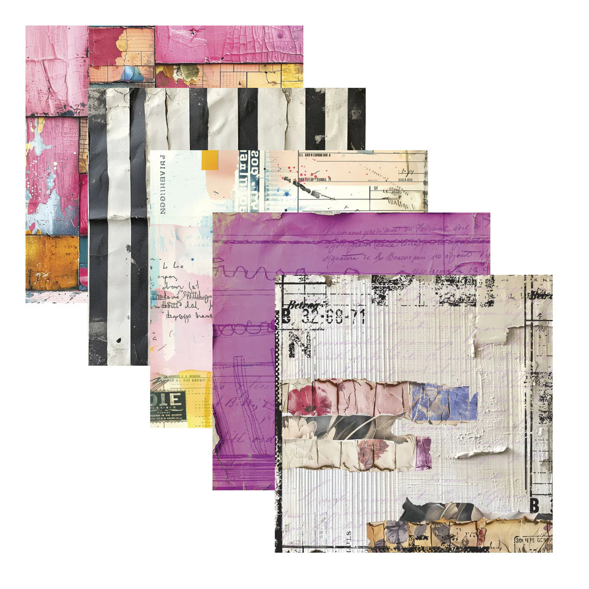 Spellbinders Beautifully Imperfect 6x6" Printed Paper Pack