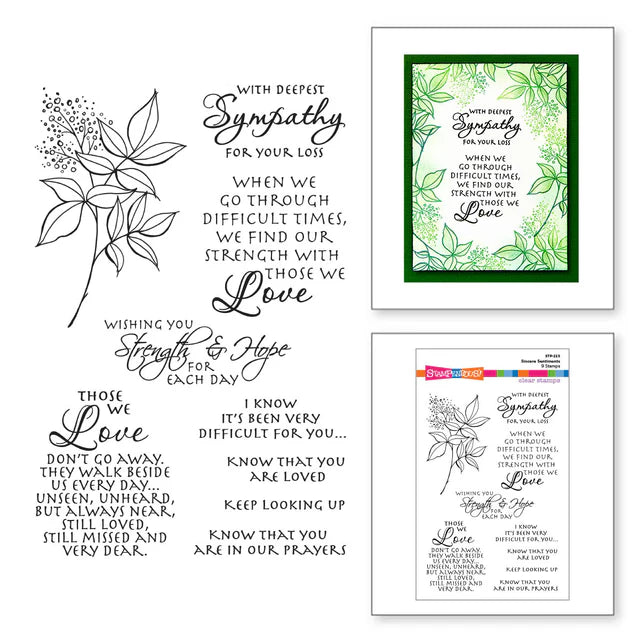 Stampendous Sincere Sentiments Stamp Set (Spellbinders)