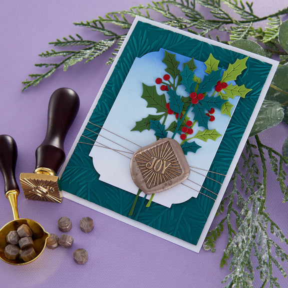 Spellbinders Evergreen 3D Embossing Folder