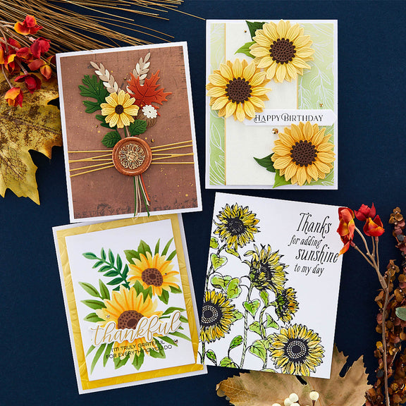Spellbinders Sunflower Border Press Plate (BetterPress)