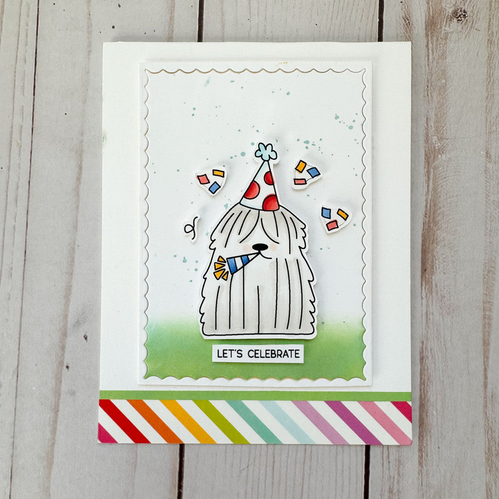 Avery Elle Shaggy Dog Clear Stamps